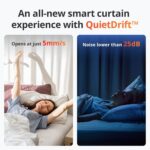 SwitchBot Smart Curtain Opener - Bluetooth Remote Control with App/Timer, Performance Upgrade, Add SwitchBot Hub to Make It Work with Alexa, Google Home, HomeKit(Curtain 3, U Rail) - Image 5