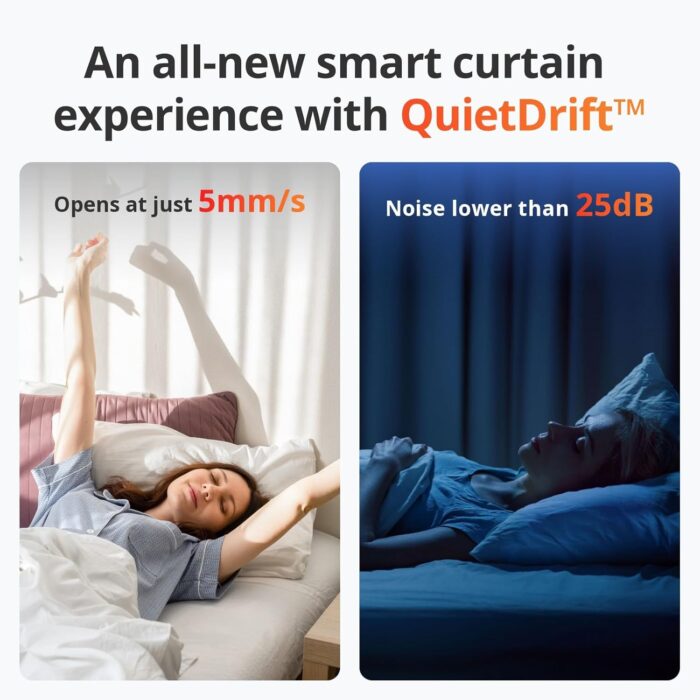SwitchBot Smart Curtain Opener - Bluetooth Remote Control with App/Timer, Performance Upgrade, Add SwitchBot Hub to Make It Work with Alexa, Google Home, HomeKit(Curtain 3, U Rail) - Image 5