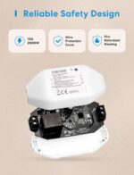 Meross WiFi Smart Switch Works with Apple HomeKit, DIY Smart Switch Module Remote and Voice Control Compatible with Alexa, Google Home, SmartThings, DIY Smart Switch for Electrical Appliances 2 Pack - Image 5
