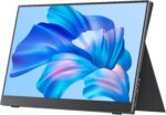 cocopar USB-C Portable Monitor - 15.6 Inch 1080P FHD HDR Zero Frame USB-C Computer Display with Dual Type-C HDMI for Laptop PC Mac Surface PS4/5, with Smart Cover