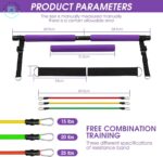 MYL Fitness Pilates Bar Kit with Resistance Bands Portable Gym and Home Workout Equipment for Women and Men - Image 6