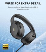 Edifier WH700NB Pro Wireless Headphones, 43dB ANC, Hi-Res Audio, 55H Playtime, Bluetooth 5.4, Multi-Device Pairing, AI Noise Reduction Calls, Fast Charging, Foldable Over-Ear Design (Black) - Image 7