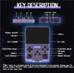 R36s retro Handheld Gaming Console with 64G Cards, Portable Retro Game Consoles Linux Gaming System Emulator 3.5-Inch IPS Screen (Purple-A) - Image 3