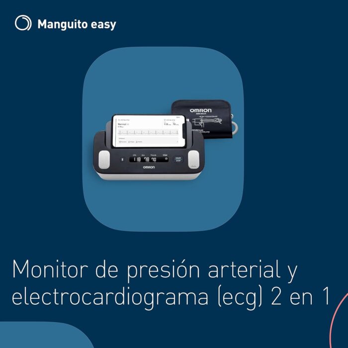 OMRON Complete Smart Home Blood Pressure Monitor and ECG for Hypertension Monitoring and AFib screening at Home - Now with 1 Year Connect Premium Subscription for Free - Image 7