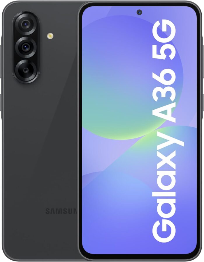 Samsung Galaxy A36 5G (Awesome Black, 8GB, 256GB) | Awesome Intelligence – AI Smartphone: Circle to Search, My Filter, Object Eraser | 4nm Snapdragon Processor | Flagship Grade Selfie Camera-