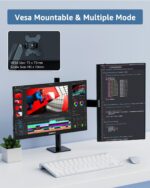 Yodoit Portable Monitor 15.6" FHD 1080P Screen IPS 1920×1080 100% SRGB Display with Type C USB Port and Speakers with Smart Cover, Compatible with PC, Laptop, MacBook, Xbox - Image 7