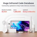SwitchBot Multi-Use Smart Universal Remote Control with Customized App, Hub Required, Control 10 IR, 15 Bluetooth Devices & 10 Scenes, Compatible with TV/AC/SwitchBot Bot, Curtain, Blind Tilt and more - Image 5