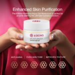 6SKINS® Aqua Gel Face Moisturizer with Niacinamide and Ceramides, Ultra Light Daily Moisturizer Face Cream - K Beauty Skincare for Plumping & Glowing Skin, For All Skin Types Non-Greasy 50ml / 1.7 oz - Image 7
