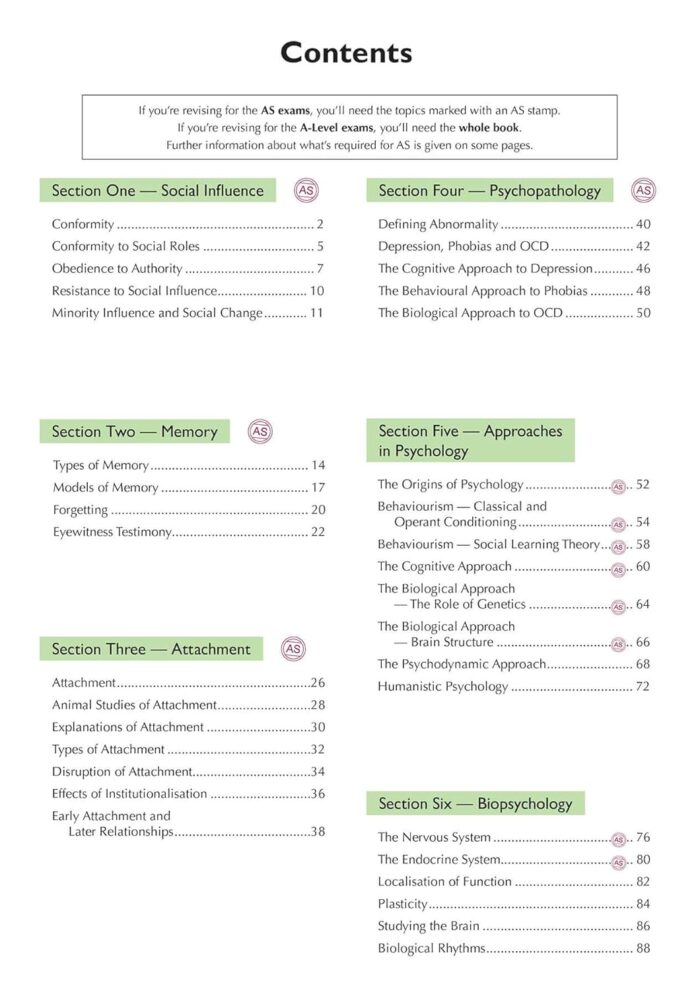 AS and A-Level Psychology: AQA Complete Revision & Practice with Online Edition - Image 3