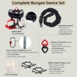 PRIORMAN Bungee Fitness Equipment Set Heavy Cord Bungee Dance Resistance Belt Rope Workout Fitness Gym Professional Training Equipment - Image 5