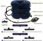 Neck Stretcher, Cervical Traction Device, Adjustable Inflatable Neck Traction Device for Neck Pain Relief, Neck Decompression Home Use - Image 2