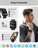 ENOMIR Smart Watch for Men Women(Answer/Make Call), Alexa Built-in,Fitness with Heart Rate SpO2 Sleep Monitor 100 Sports 5ATM Waterproof Activity Trackers and Smartwatches iOS&Android Phones - Image 2