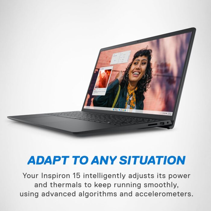 Dell Inspiron 3530 Laptop - 15.6-inch FHD (1920 x 1080) Touchscreen Display, Intel Core i5-1335U, 16GB DDR4 RAM, 512GB SSD, Intel Iris Xe Graphics, Windows 11 Home - Carbon Black - Image 5