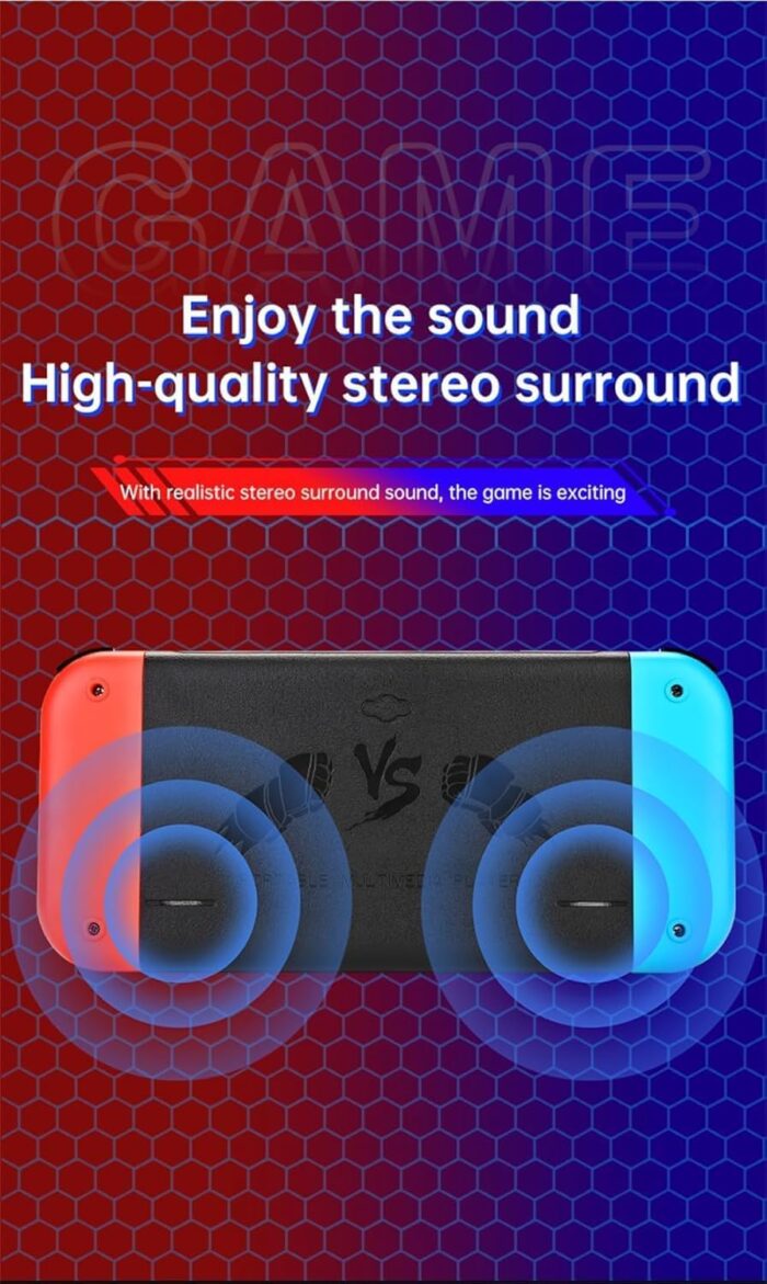 X80 Retro Handheld Game Console – 7" HD Screen, 10,000+ Built-in Classic Games, Supports 10 Emulators, Multifunctional Pocket Gaming System for Kids & Adults - Image 6