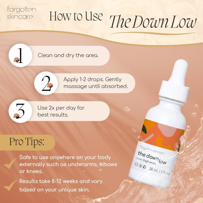 Forgotten Skincare The Down Low Inner Thigh Serum - Image 5