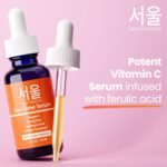 Seoul Ceuticals Korean Skin Care - 20% Vitamin C Hyaluronic Acid Serum + CE Ferulic Acid Provides Potent Anti Aging, Anti Wrinkle Korean Beauty 1oz - Image 3