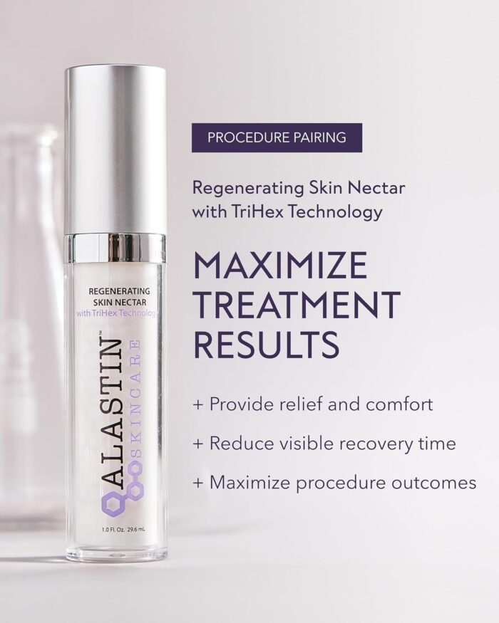ALASTIN Skincare Regenerating Skin Nectar Face Moisturizer (1 oz) | Hydrating Serum Strengthens & Soothes Post-Procedure Skin | Safe for Sensitive Skin - Image 2