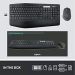 Logitech MK850 Performance Wireless Keyboard and Mouse Combo Black - Image 8