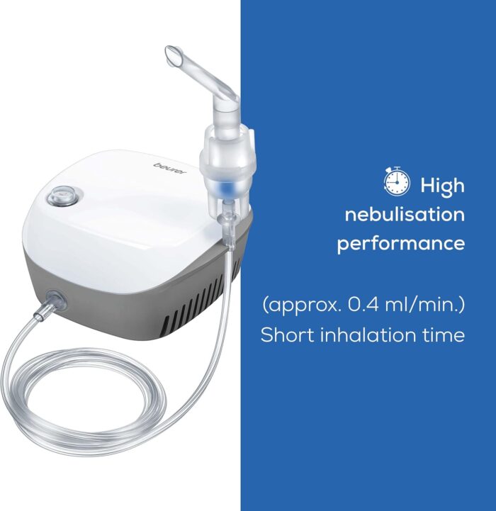 Beurer IH18 Home-Use Nebuliser | Electric inhaler for nebulising liquid medication for colds, asthma and respiratory diseases | Compressed air technology | for adults and Children | Medical device - Image 3