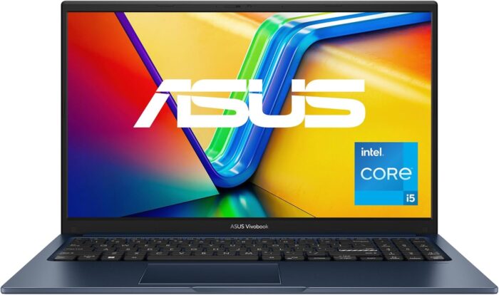 ASUS Vivobook 15 Laptop | 15.6 Inch Full HD 16:9 IPS Display | Intel i5-1335U | 16 GB RAM | 512 GB SSD | Intel Iris Xe | Windows 11 | QWERTZ Keyboard | Quiet Blue (Upgraded)