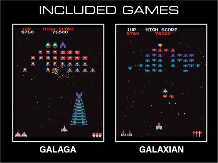 My Arcade Galaga/Galaxian Pocket Player Pro: Portable Video Game System with 2 Games, 2.75" Color Display, Ergonomic Design - Image 7