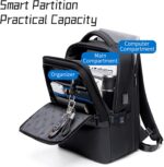 Arctic Hunter 16 Inch Expandable Laptop Backpack Water Repellent School Office Travel Day Pack with Built in USB port, B00490 - Image 8