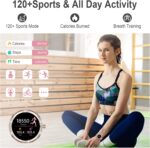 Efolen Smart Watch for Women(Make/Answer Call), 1.19" AMOLED Screen Fitness Tracker 110+ Sports Modes IP68 Waterproof Step Counter/BP/Heart Rate/Sleep Monitor SmartWatches for Android iOS -Rose Gold - Image 6