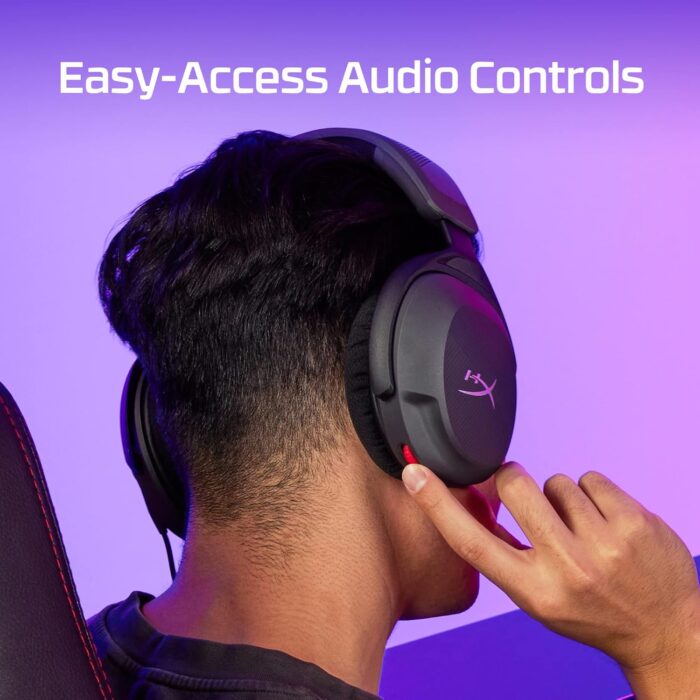 HyperX Cloud Stinger 2 Core DTS Headphone X Spatial Audio Gaming Headset, Black, Medium, Wired - Image 7