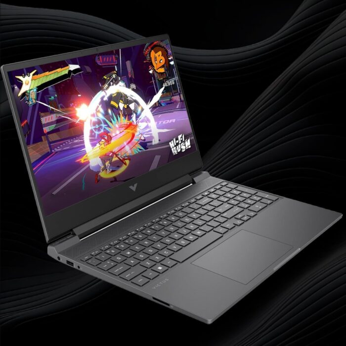 HP Victus 144Hz 15.6" FHD Gaming Laptop, AMD Ryzen 5 7535HS Processor, Radeon RX 6550M, 8GB RAM 512GB SSD, Backlit Keyboard, Windows 11 Pro, Mica Silver - Image 4
