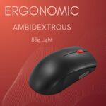 Lenovo 150 wireless mouse | 2.4G via USB-A Dongle | LED Optical Sensor | 1000 DPI | Black - [GY51L52638] - Image 3