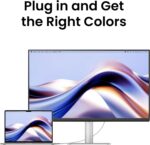 BenQ MA270U 27” 4K 3840x2160 Monitor for MacBook® Pro/Air, Dual USB-C, 90W Power Delivery, Mac Color Match, USB Hub, Brightness & Volume Control on Mac, Height & Tilt Adjustable Stand, P3 Color Gamut - Image 2