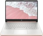 HP 14s Laptop with 14" Diagonal HD Touch Screen Display - Intel Pentium Silver N5030 Processor - Intel UHD Graphics- Backlit keyboard - 8GB DDR 4 Ram - 512GB NVMe SSD Win 11 - Rose Gold