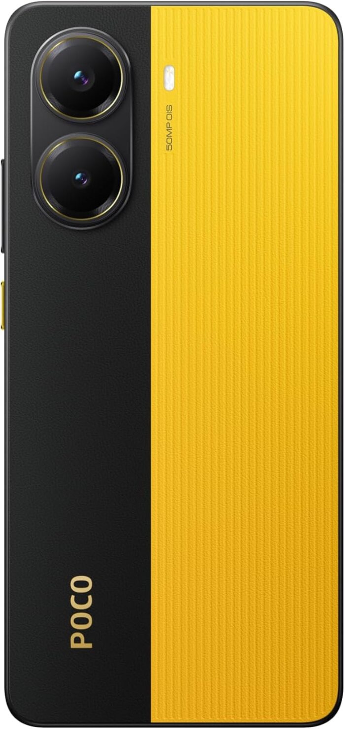 POCO X7 Pro Yellow 12GB RAM 512GB 5G Mobile | Mediatek Dimensity 8400-Ultra | 1.5K 120Hz AMOLED curved display | 50MP main camera with OIS | IP68 | 5110mAh battery with 90w Hypercharge - Image 2