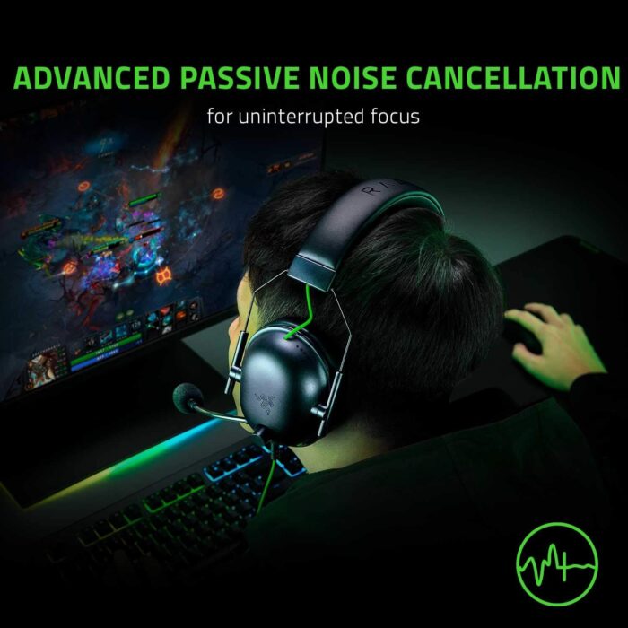 Razer BlackShark V2 X Gaming Headset: 7.1 Surround Sound - 50mm Drivers - Memory Foam Cushion - PC, PS4,PS5, Nintendo Switch, Xbox One, Xbox Series X & S, Mobile - 3.5mm Audio Jack - Black - Image 5