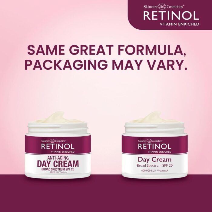 Retinol Skincare LdeL Cosmetics Day Cream with SPF 20 2.25 oz - Image 2