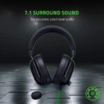 Razer BlackShark V2 X Gaming Headset: 7.1 Surround Sound - 50mm Drivers - Memory Foam Cushion - PC, PS4,PS5, Nintendo Switch, Xbox One, Xbox Series X & S, Mobile - 3.5mm Audio Jack - Black - Image 7