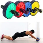 Sulfar Fitness Equipment/Sporting Goods/Ab Wheel Power Roller,Twowheel Hand Pusher Yellow, Ab Roller - Image 2