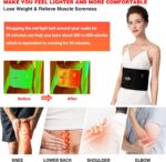 USUIE Red Light Therapy Belt, Infrared Light Therapy Wrap Red Light Therapy Device for Body with Timer for Back Shoulder Waist Muscle Pain Relief for Women Men - Image 3