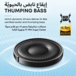 Soundcore by Anker Q20i Hybrid Active Noise Cancelling Headphones, Wireless Over-Ear Bluetooth, 40H Long ANC Playtime, Hi-Res Audio, Big Bass, Customize via an App, Transparency Mode - Image 3