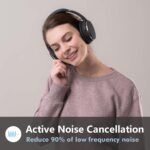 Srhythm NC25 Active Noise Cancelling Headphones Bluetooth 5.3, ANC Stereo Headset Over-Ear with Hi-Fi,Mic,50H Playtime,Voice Assistant,Low Latency Game Mode - Image 3