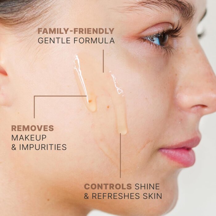 Face Wash - USA Made with Natural & Organic Ingredients, Facial Cleanser for Acne Prone, Combination and Oily Skin, Non Toxic Face Wash for Sensitive Skin, Gentle Face Cleanser for Women & Men - Image 3