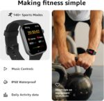 Smart Watch, 1.85" Smartwatch for Men Women (Answer/Make Call), Fitness Tracker with 140+ Sport Modes, IP68 Waterproof, Heart Rate/Sleep/Spo2 Monitor, Pedometer, Activity Tracker for Android iOS - Image 3