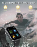 VRPEFIT Smart Watch for Men [Answer/Make Call], 1.7" Touchscreen Fitness Tracker with Heart Rate Blood Oxygen Sleep Monitor Compatible with iPhone & Android, Alexa Built-in, IP68 Waterproof Watch - Image 5