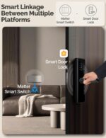 MOES Smart Switch with Matter Protocol | Tuya Smart Life | No Hub Required | Compatible with Apple Home, Alexa, Google Home | Voice Control & Remote Control | Requires Neutral Line | 2 Gang White - Image 4