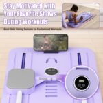 Ab Roller Abs Workout Equipment: Multifunction Automatic Rebound Abdominal Wheel - Foldable Home Gym Exercise Fitness Equipment Push Up Board for Strength Training Core Workout with Knee Pad Timer - Image 6