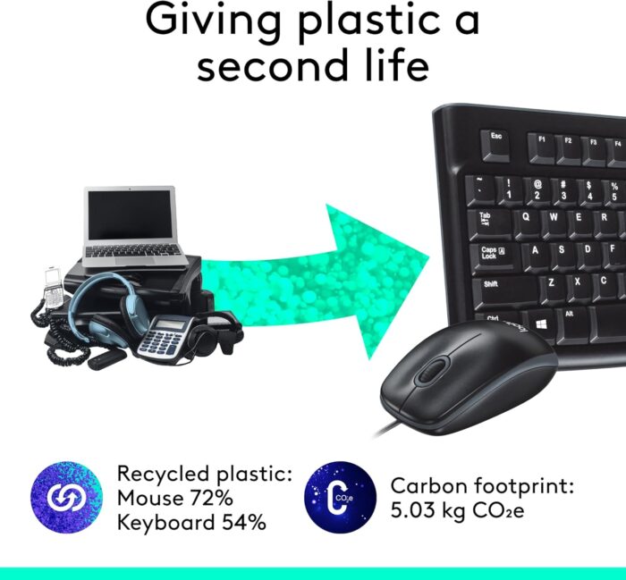 Logitech Desktop MK120 Mouse and keyboard Combo - Image 5