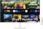 Samsung 27CM501 27-Inch FullHD Smart Monitor M5 With HDMI,USB Hub,Wifi,Bluetooth -White