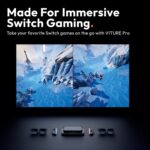 VITURE Pro Mobile Dock First-Ever Immersive XR Experience for Switch 2, Compatible with PS, Co-op Stream & Play, 2D/3D Content, fits Switch, Fire TV, HDMI Devices, for USB-C Display & XR/AR Glasses - Image 3