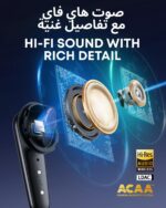 soundcore Liberty 4 Pro by Anker, Noise Cancelling Wireless Earbuds, 7-Sensor and Real-Time Adaptive Noise Cancelling, 2× Faster Charging, Studio-Level Hi-Fi Music, Clear Calls with 9 Mics and AI - Image 6