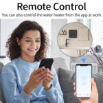 Yuhestdy WiFi Smart Water Heater Switch (Black, 40Amps) - Image 4